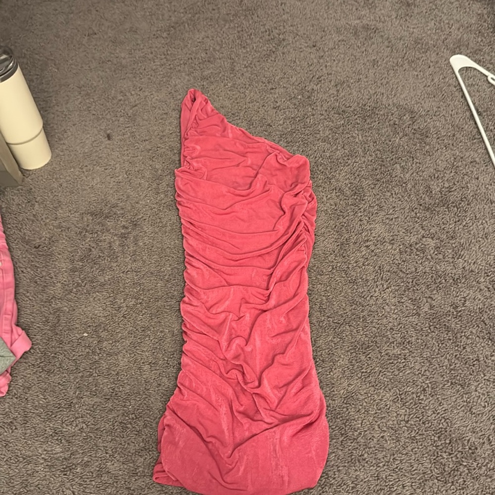 Pink dress tight
